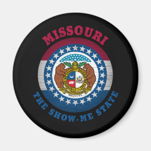AIMANT DRAPEAU D'ÉTAT MISSOURI SHOW-ME