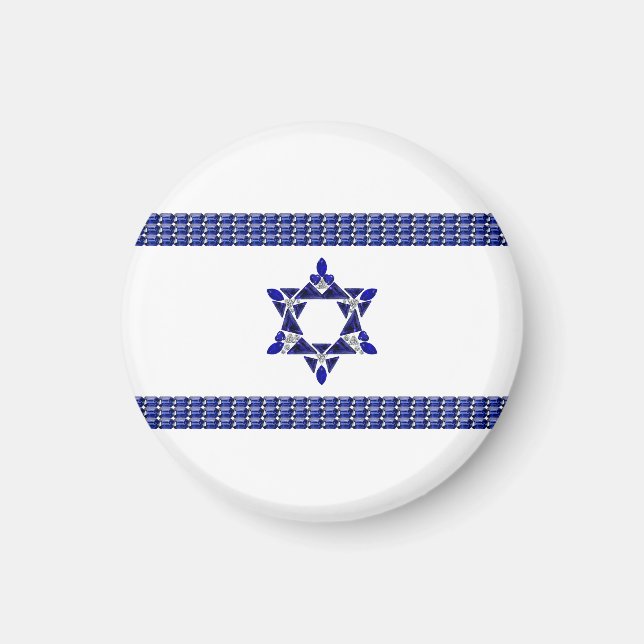 Aimant Drapeau d'Israël (Devant)