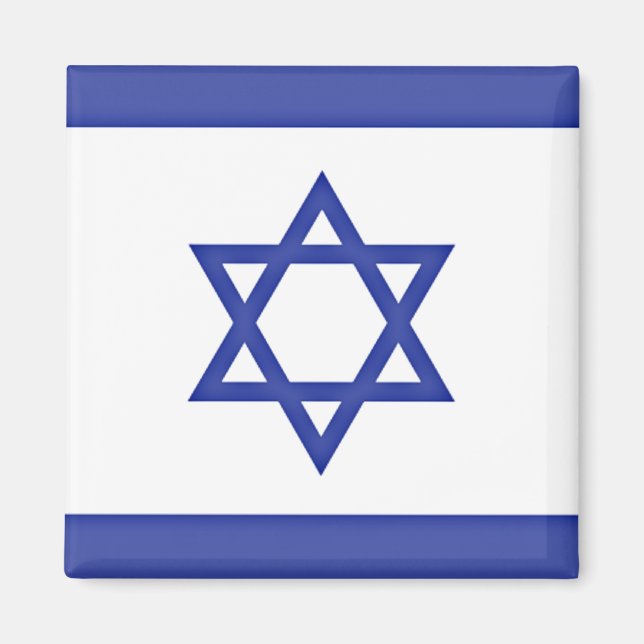 Aimant Drapeau d'Israël (Devant)