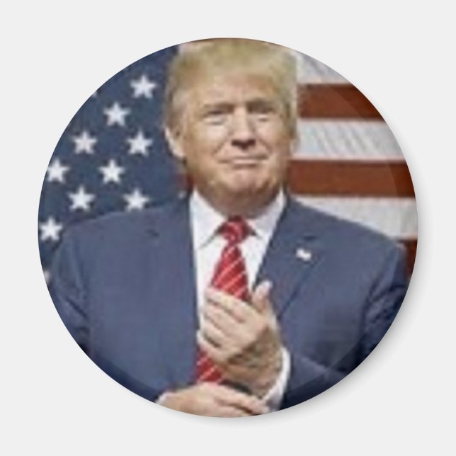 Aimant Drapeau Donald Trump (Devant)