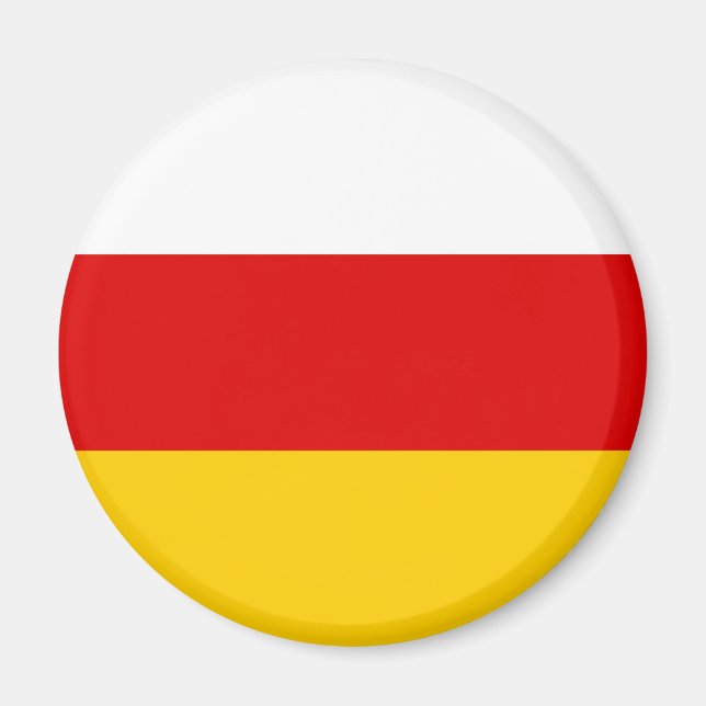 Aimant Drapeau d'Ossétie du Sud (Devant)