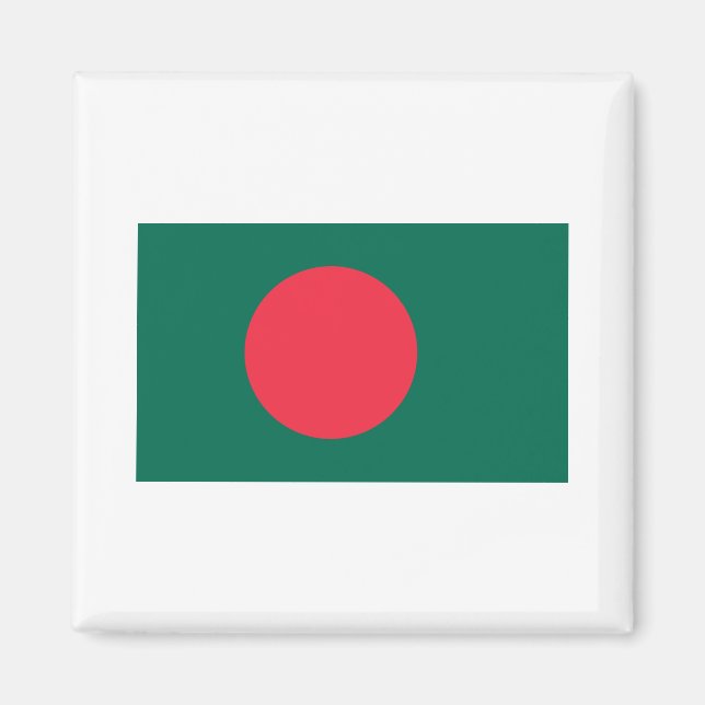 Aimant Drapeau du Bangladesh BD (Devant)
