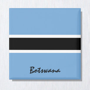 Aimant Drapeau du Botswana & Vacances en Afrique/Vacances