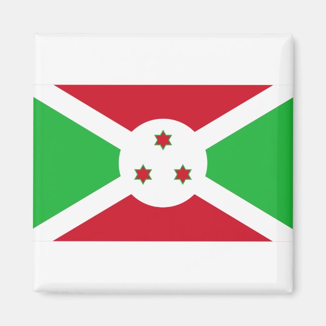 Aimant Drapeau du Burundi (Devant)