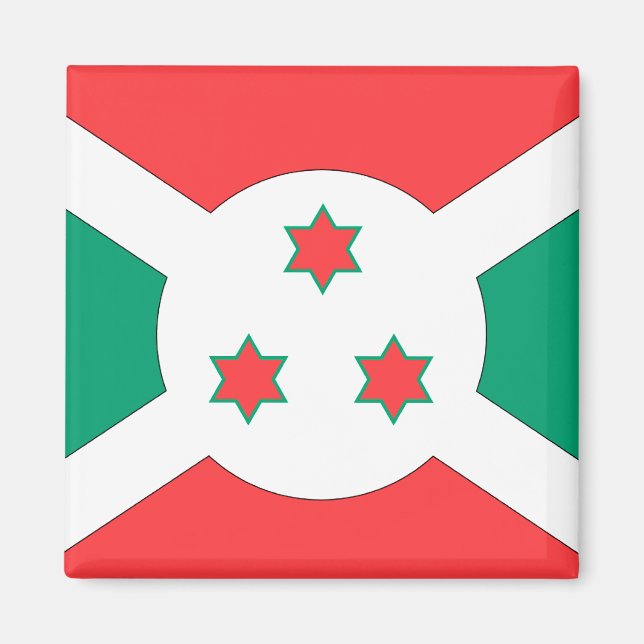 Aimant Drapeau du Burundi (Devant)
