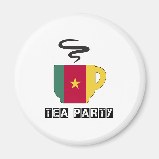 Aimant Drapeau du Cameroun (Devant)