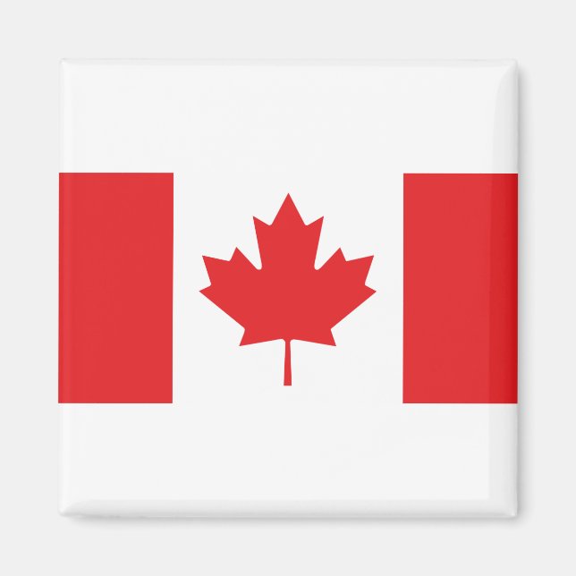 Aimant Drapeau du Canada (Devant)