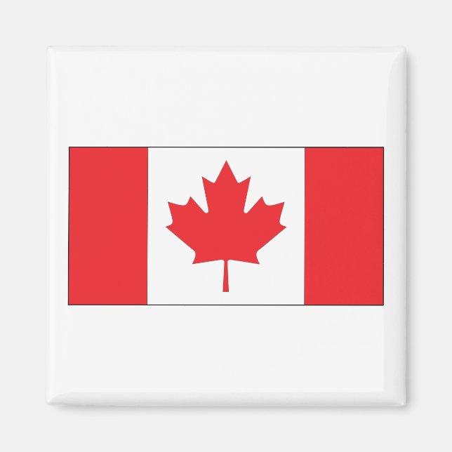 Aimant Drapeau du Canada (Devant)