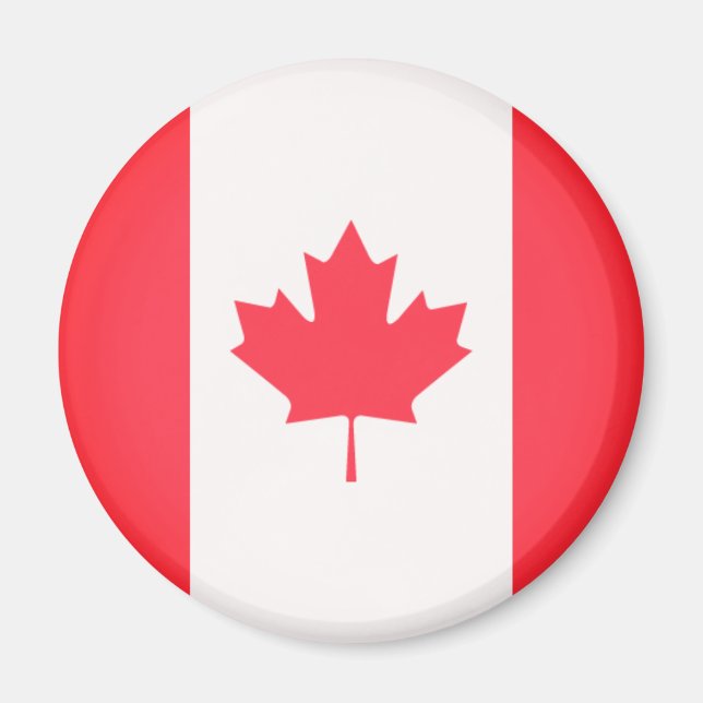 Aimant Drapeau du Canada (Devant)