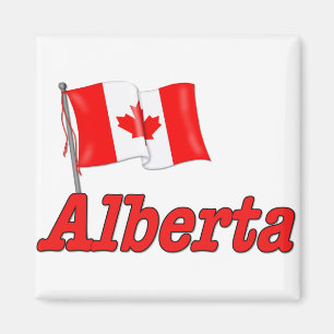 Aimant Drapeau du Canada - Alberta