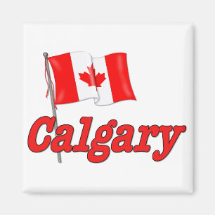 Aimant Drapeau du Canada - Calgary