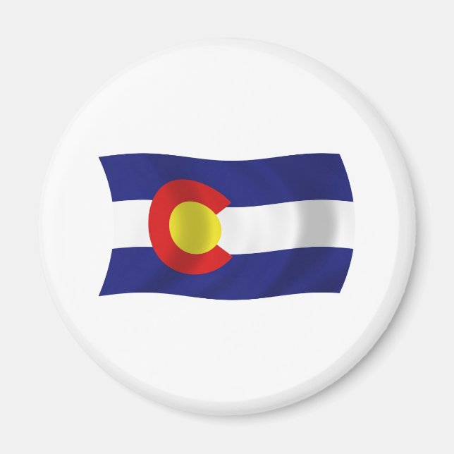 Aimant Drapeau du Colorado (Devant)