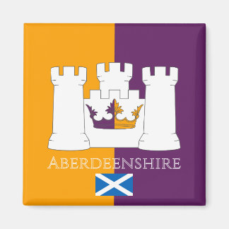 Aimant Drapeau du comté d'Aberdeenshire, Écosse