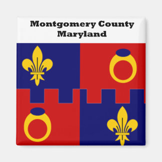 Aimant drapeau du comté de Montgomery Maryland