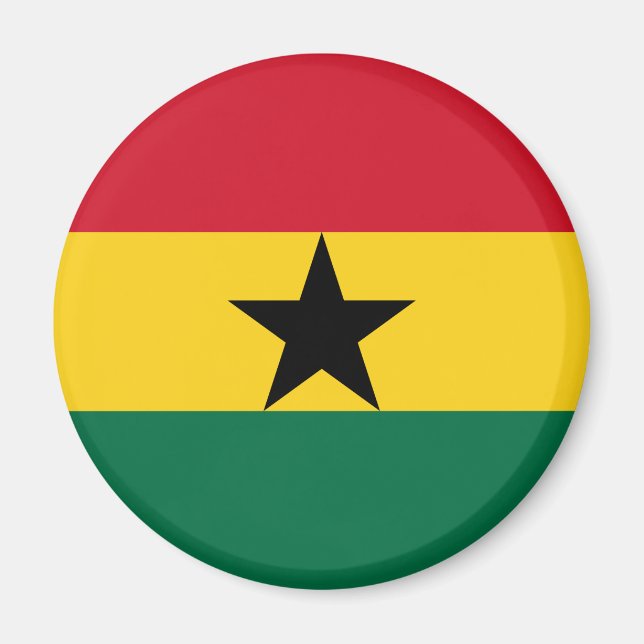 Aimant Drapeau du Ghana (Devant)