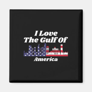 Aimant Drapeau Du Golfe Des États-Unis D'Amérique Drôle G