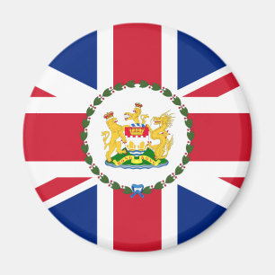 Aimant Drapeau Du Gouverneur De Hong Kong, Chine