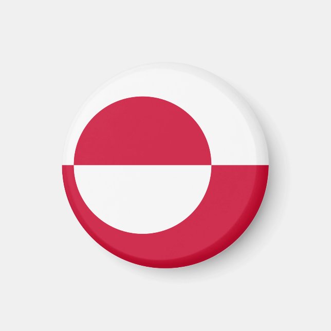 Aimant Drapeau du Groenland (Devant)