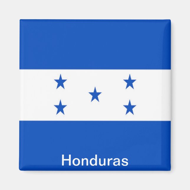 Aimant Drapeau du Honduras (Devant)