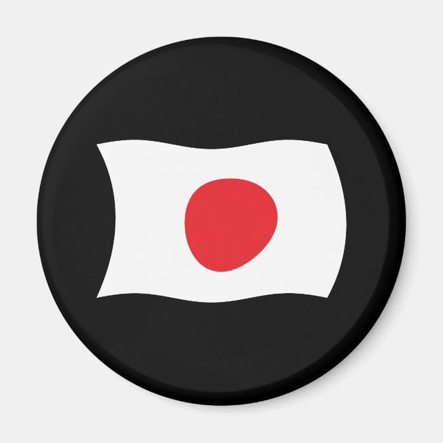 Aimant Drapeau du Japon (Devant)