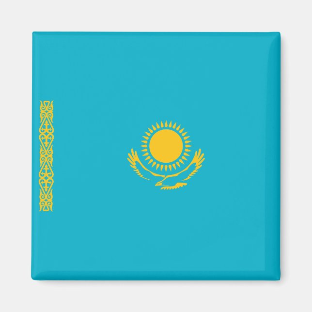 Aimant Drapeau du Kazakhstan (Devant)