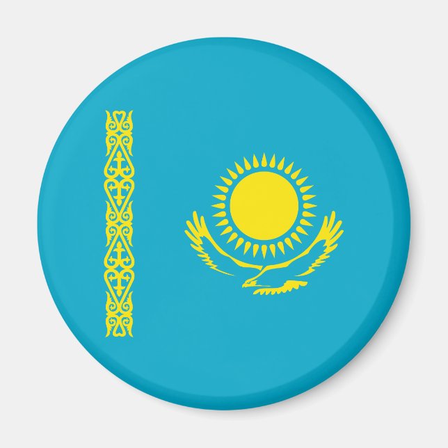 Aimant Drapeau du Kazakhstan (Devant)