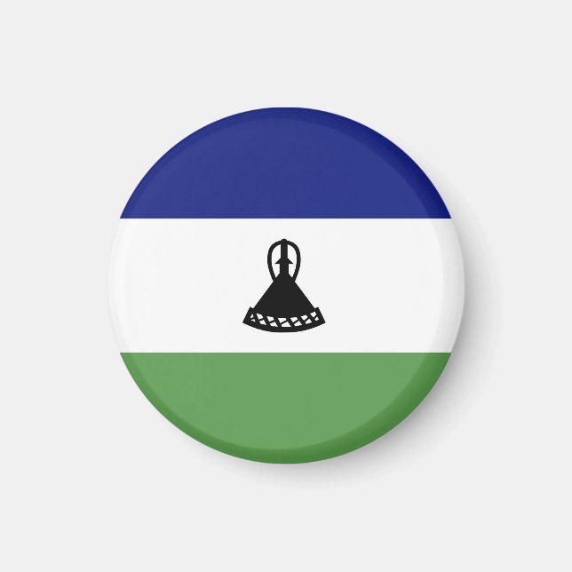Aimant drapeau du Lesotho (Devant)