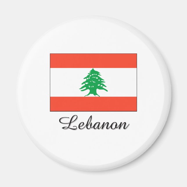 Aimant Drapeau du Liban (Devant)