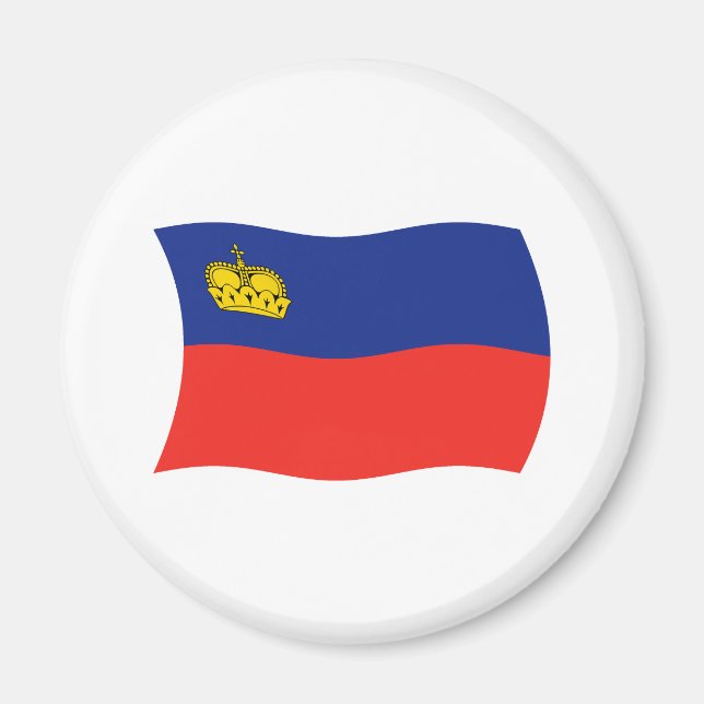 Aimant Drapeau du Liechtenstein (Devant)