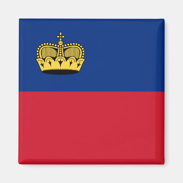 Aimant Drapeau du Liechtenstein, Libye (Devant)