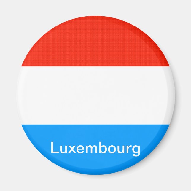 Aimant Drapeau du Luxembourg (Devant)