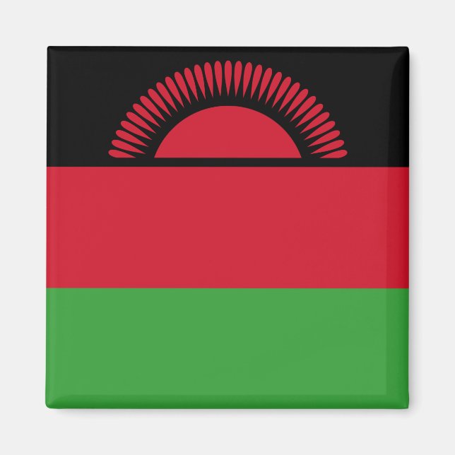 Aimant Drapeau du Malawi (Devant)