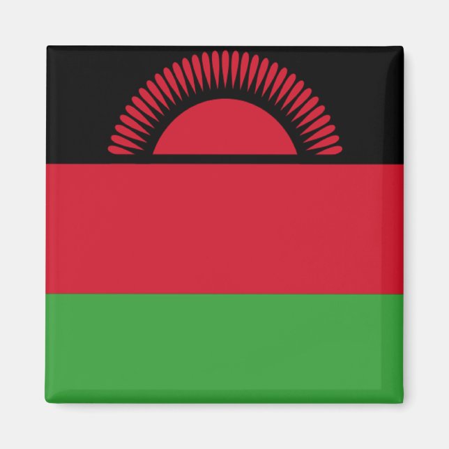 Aimant Drapeau du Malawi (Devant)