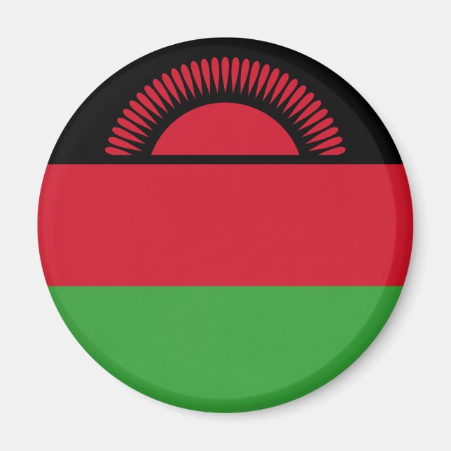 Aimant Drapeau du Malawi (Devant)