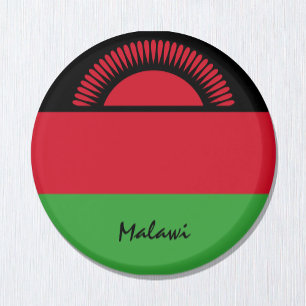 Aimant Drapeau du Malawi et Africain - fans de voyages/sp