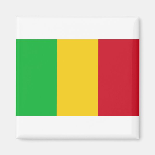 Aimant Drapeau du Mali (Devant)