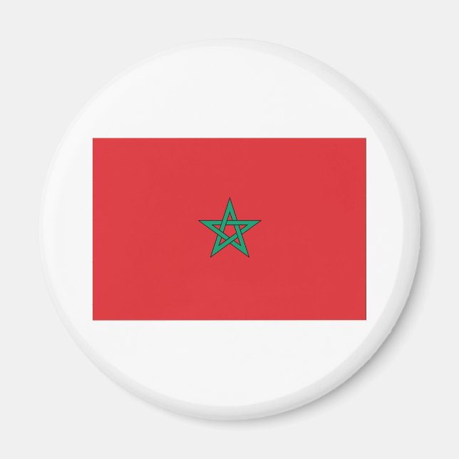 Aimant Drapeau du Maroc (Devant)