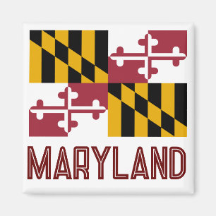 Aimant Drapeau du Maryland
