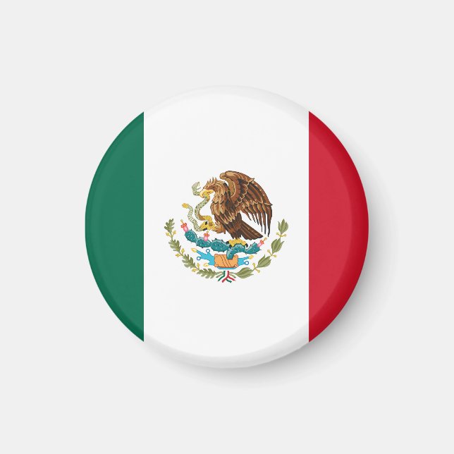 Aimant Drapeau du Mexique (Devant)