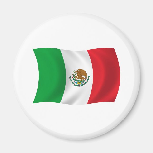 Aimant Drapeau du Mexique (Devant)