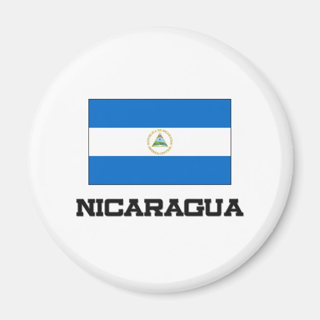Aimant Drapeau du Nicaragua (Devant)