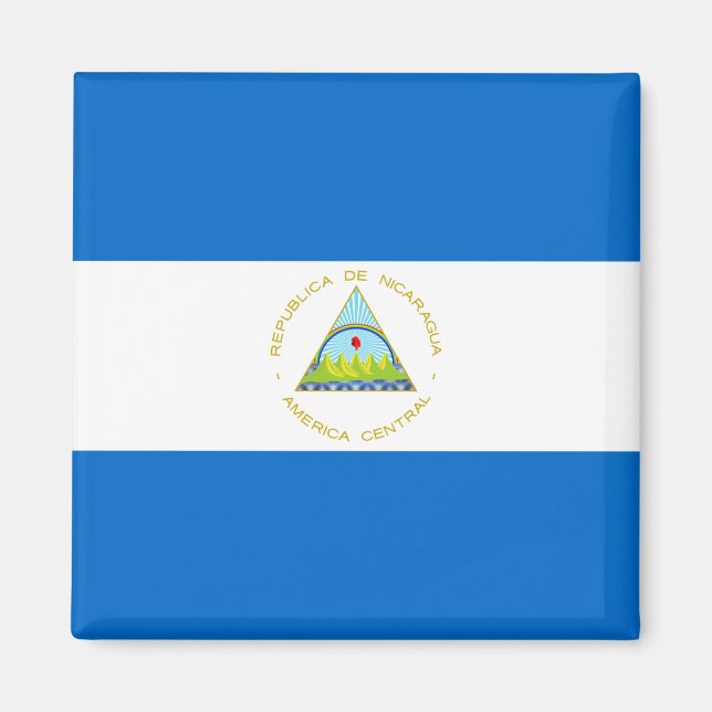 Aimant Drapeau du Nicaragua (Devant)