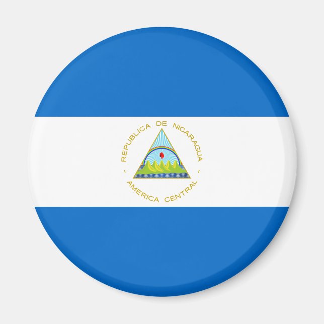 Aimant Drapeau du Nicaragua (Devant)