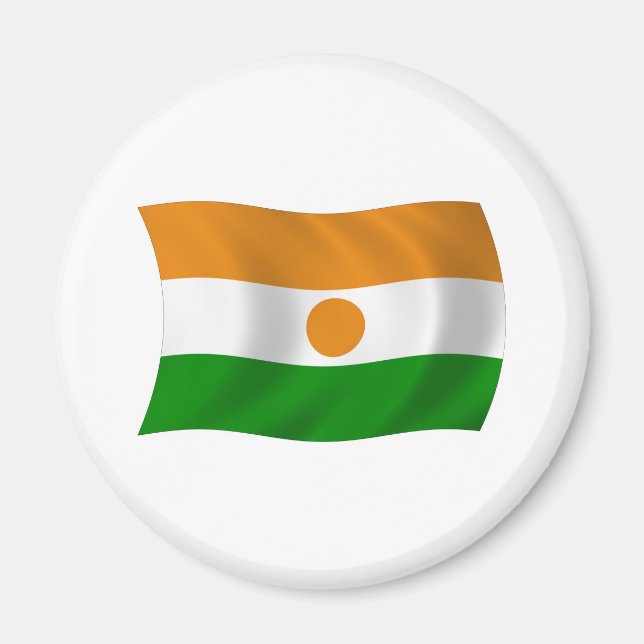 Aimant Drapeau du Niger (Devant)