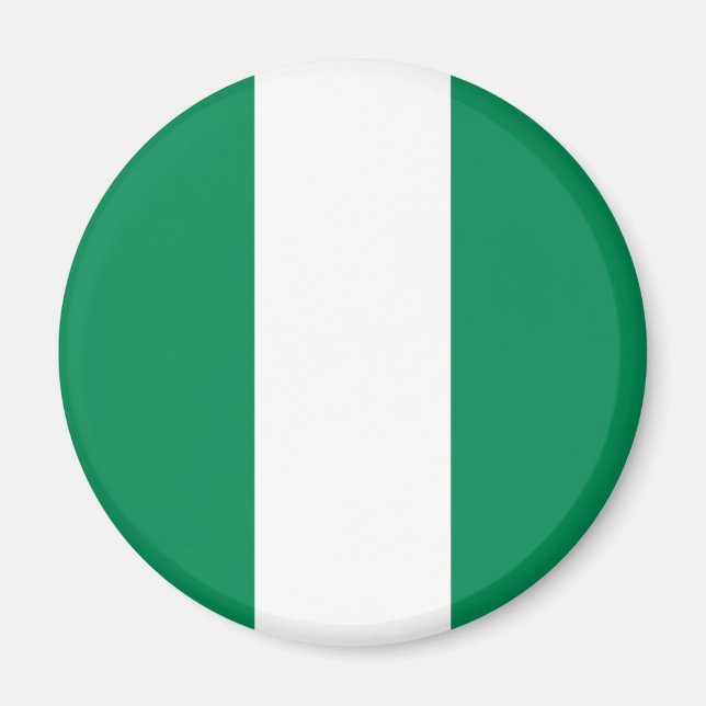 Aimant Drapeau du Nigeria (Devant)