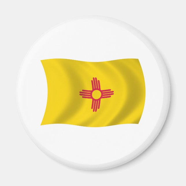 Aimant Drapeau du Nouveau-Mexique (Devant)