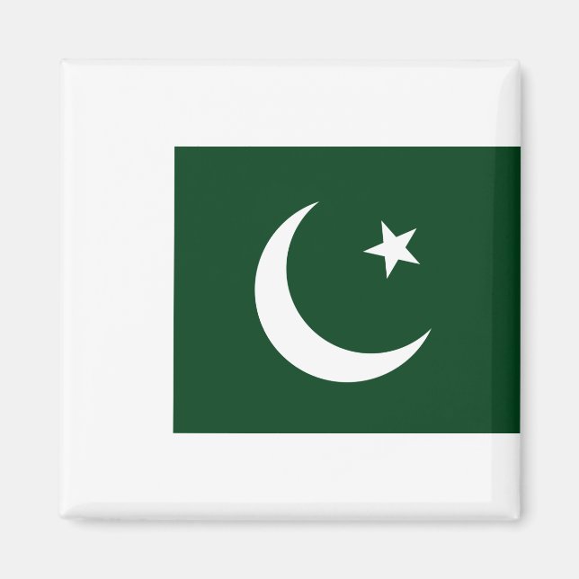 Aimant Drapeau du Pakistan (Devant)