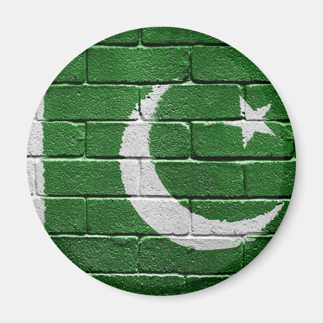Aimant Drapeau du Pakistan (Devant)