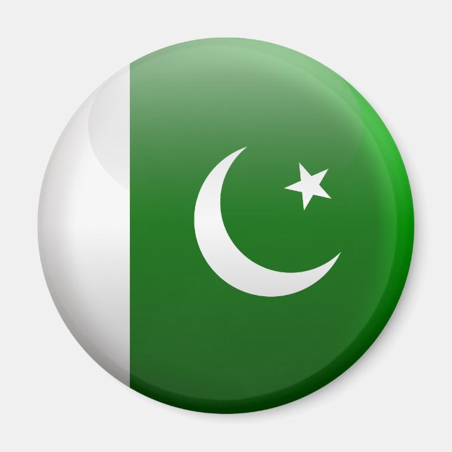 Aimant Drapeau du Pakistan (Devant)