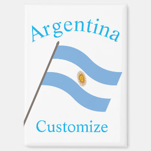 Aimant Drapeau du pays Argentine Thunder_Cove